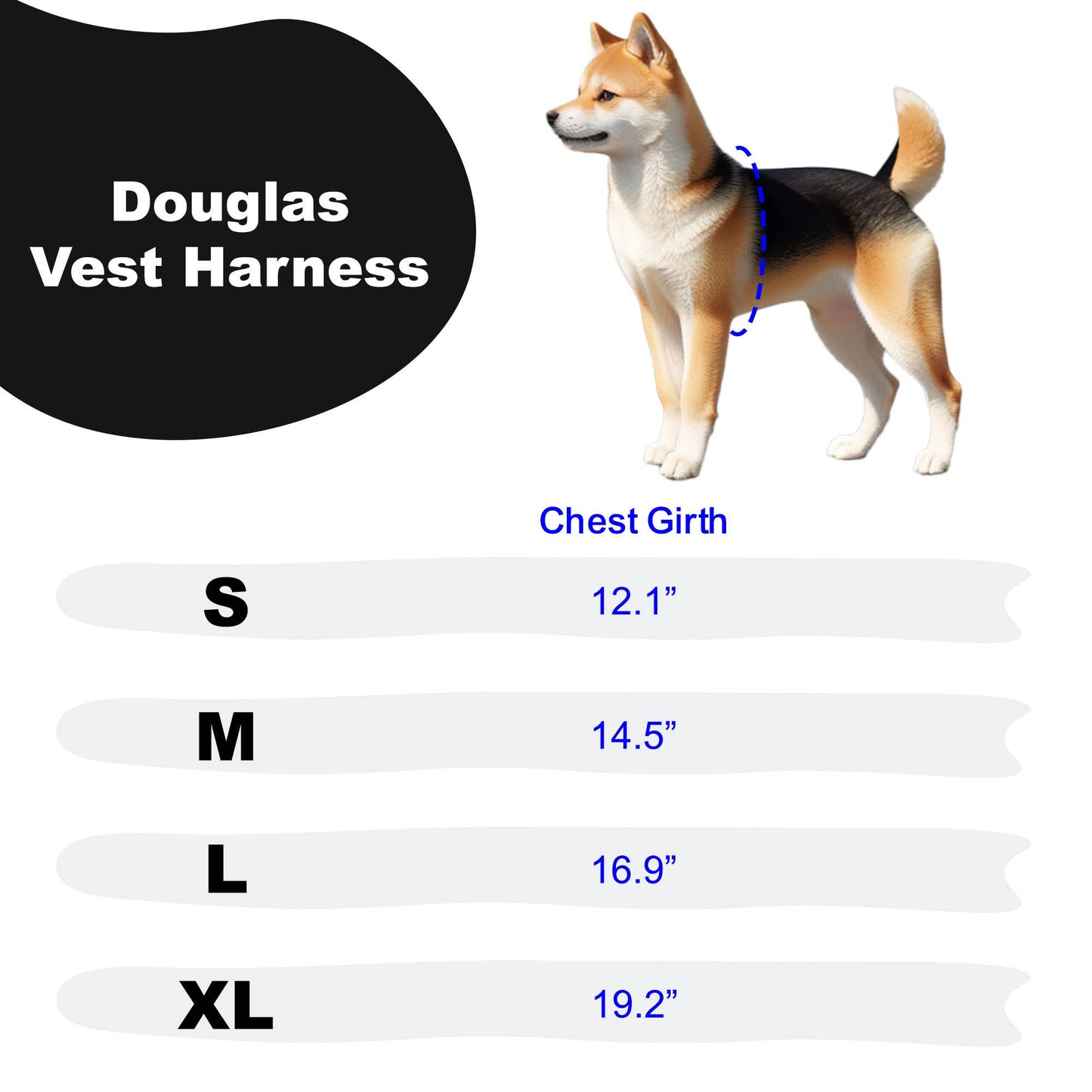 DOUGLAS VEST DOG HARNESS STEP-IN FLEECE