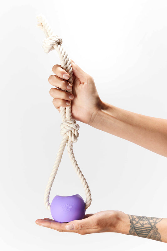 Yomp Ball Rope: Engaging Ball and Rope Toy for Dogs