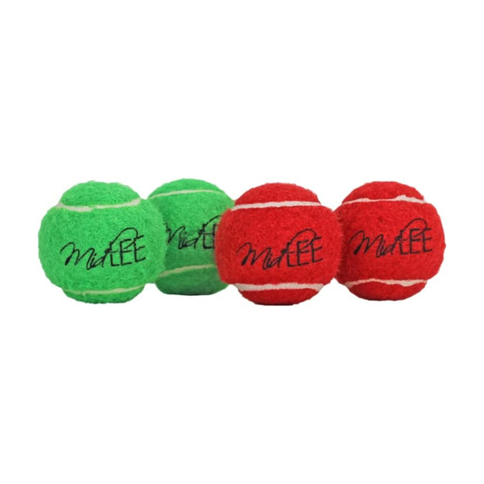 Midlee Christmas Dog Tennis Balls with Squeaker