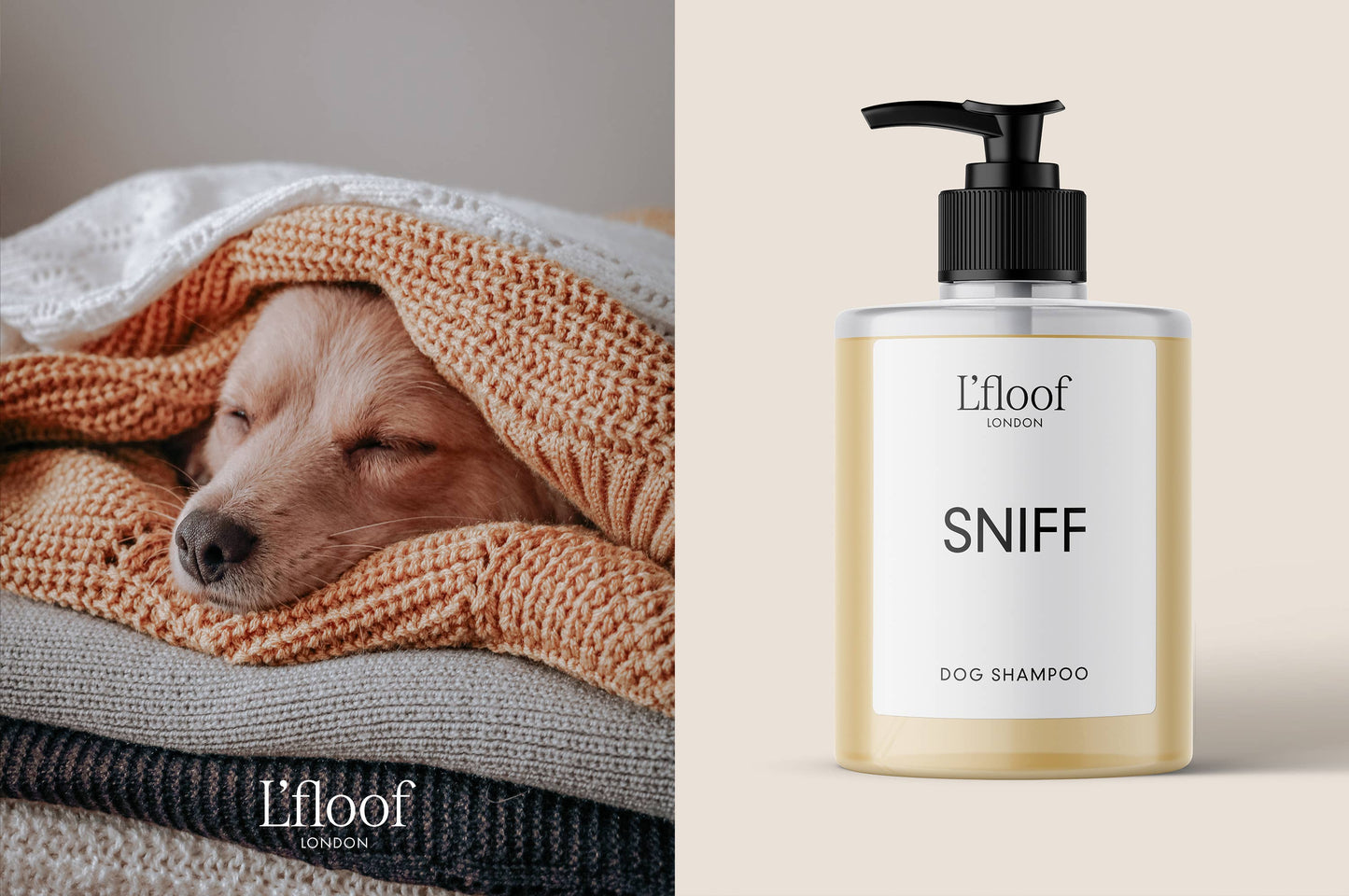 Natural Oat & Aloe Dog Shampoo - 500ml - L'floof SNIFF