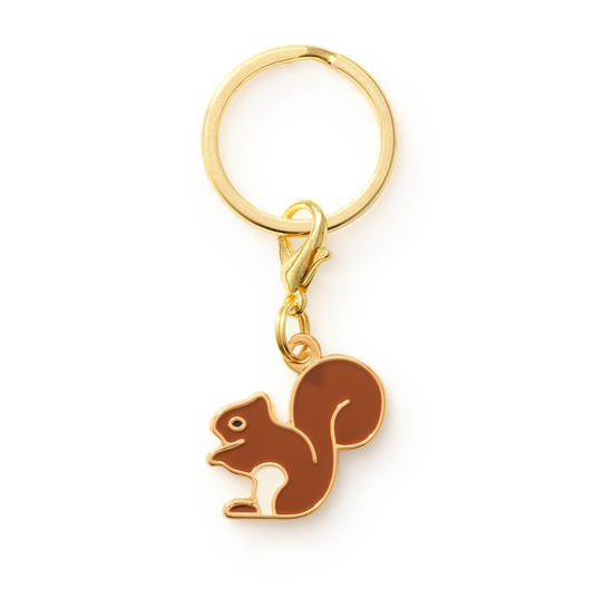 Squirrel Collar Charm