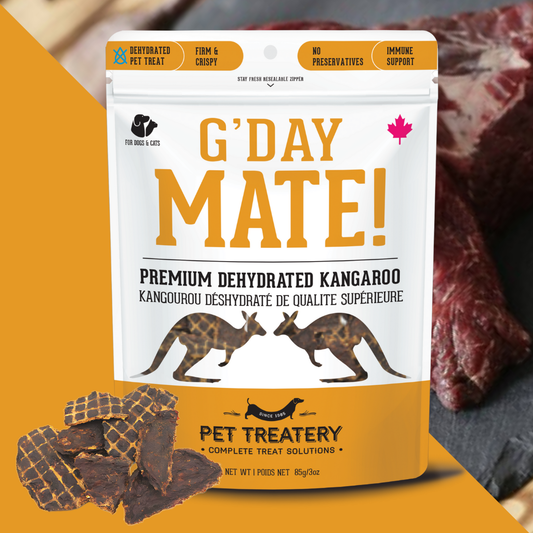 Kangaroo Dehydrated Pet Treats: High-Protein & Low-Fat