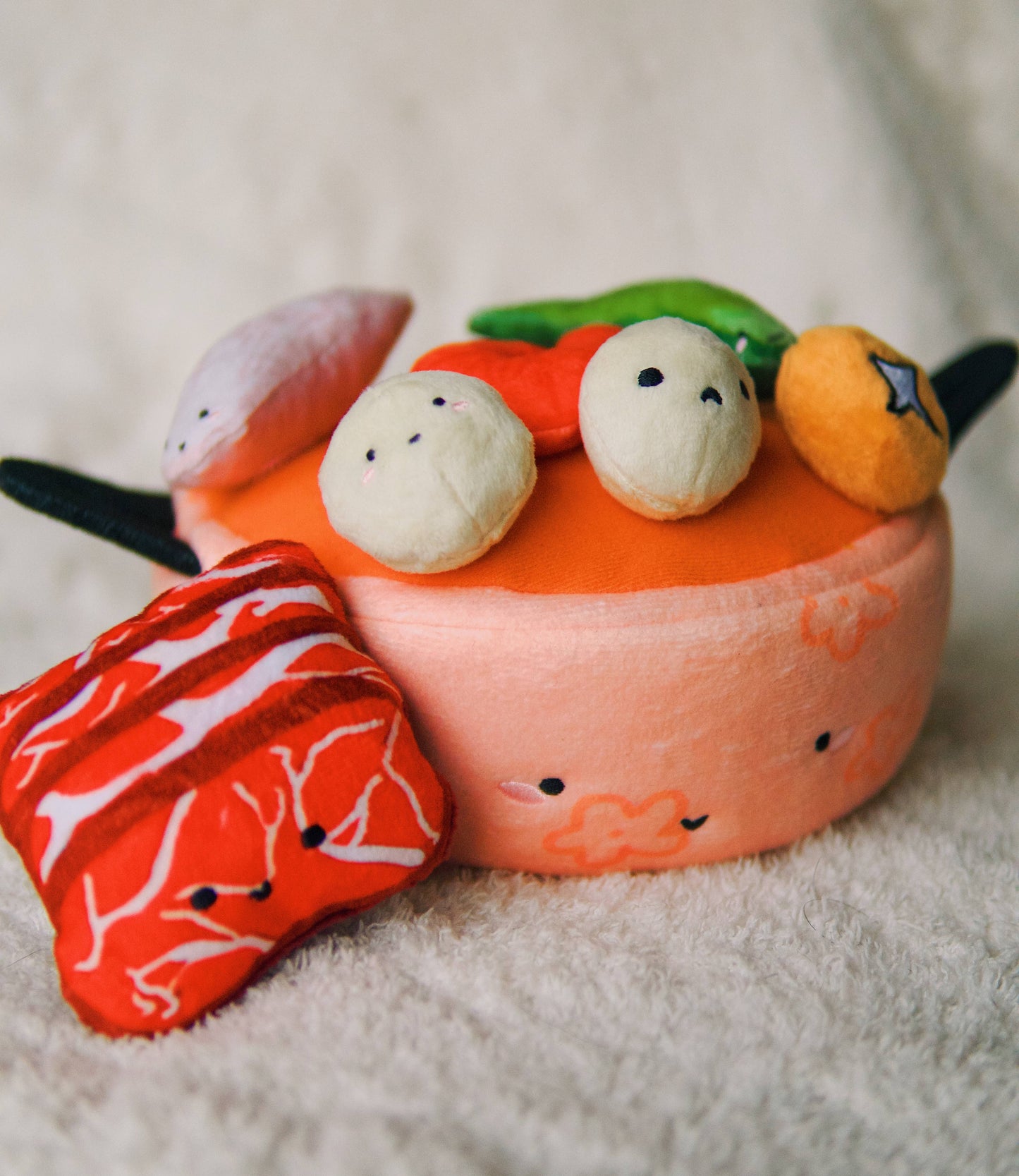 Hot Pot Multipiece Pet Plush Toy Ecofriendly