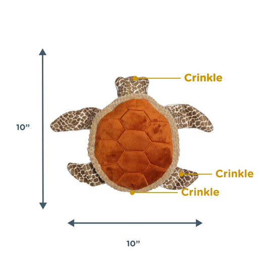 Animated Sea Turtle Dog Toy