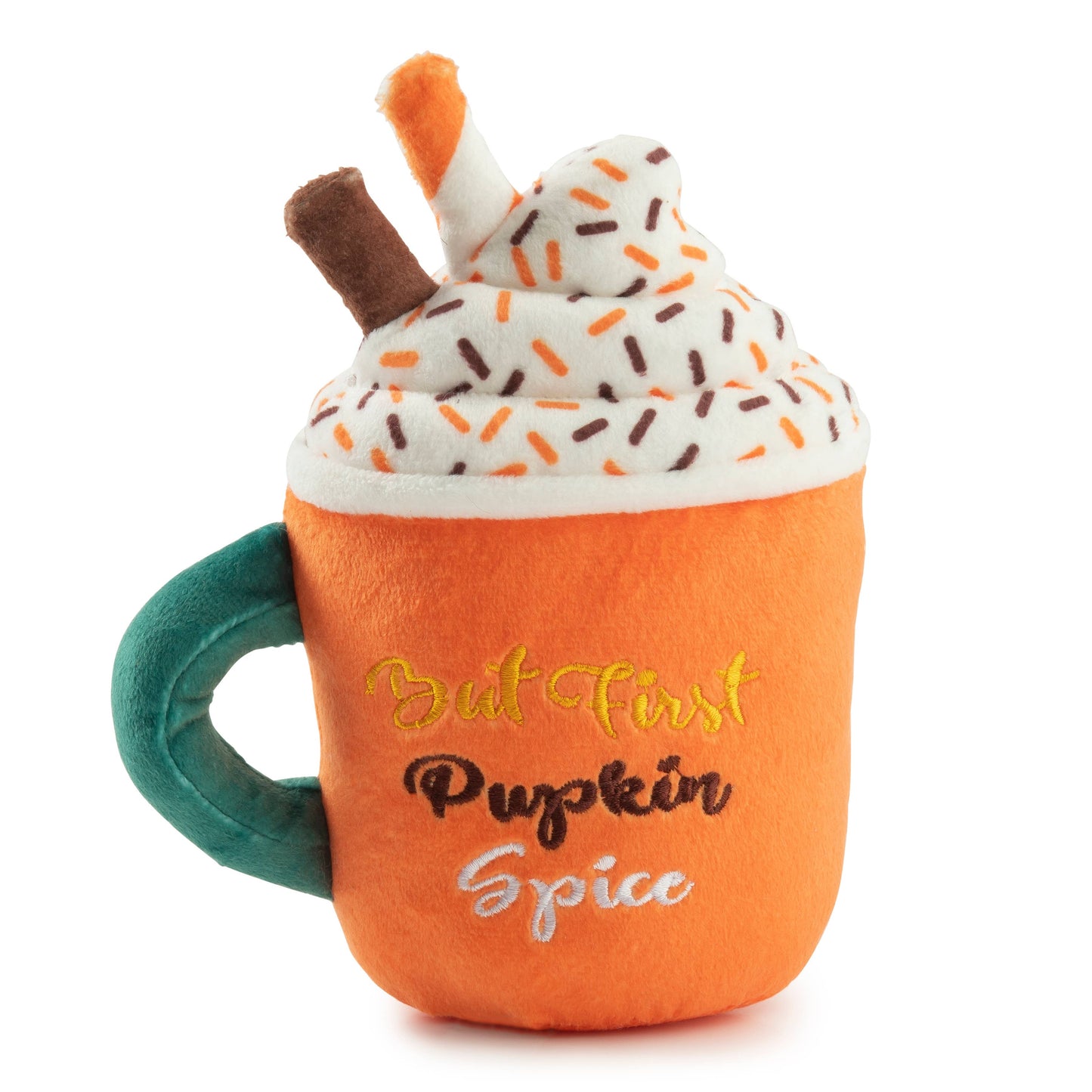 Pupkin Spice Latte Mug Fall Dog Toy