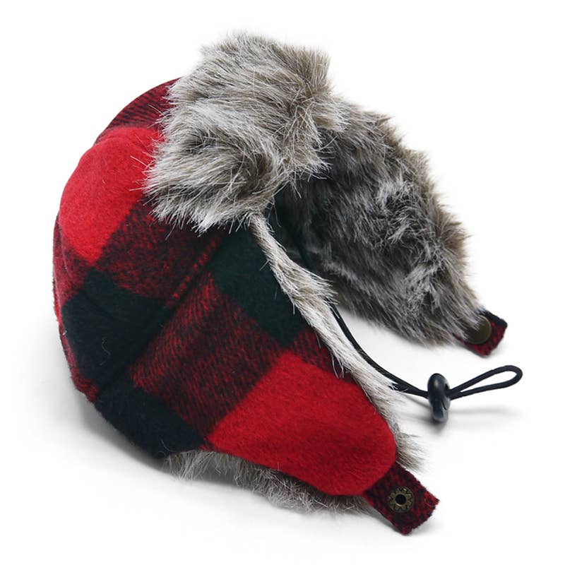 Trapper Hat Plaid