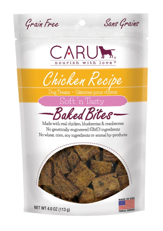 Caru Soft 'n Tasty Chicken Recipe Bites for Dogs