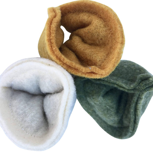 Wool Felt Catnip Tortellini