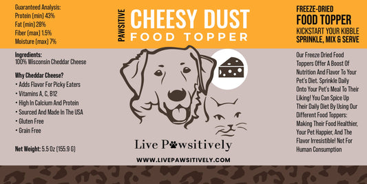 Cheesy Dust Food Topper