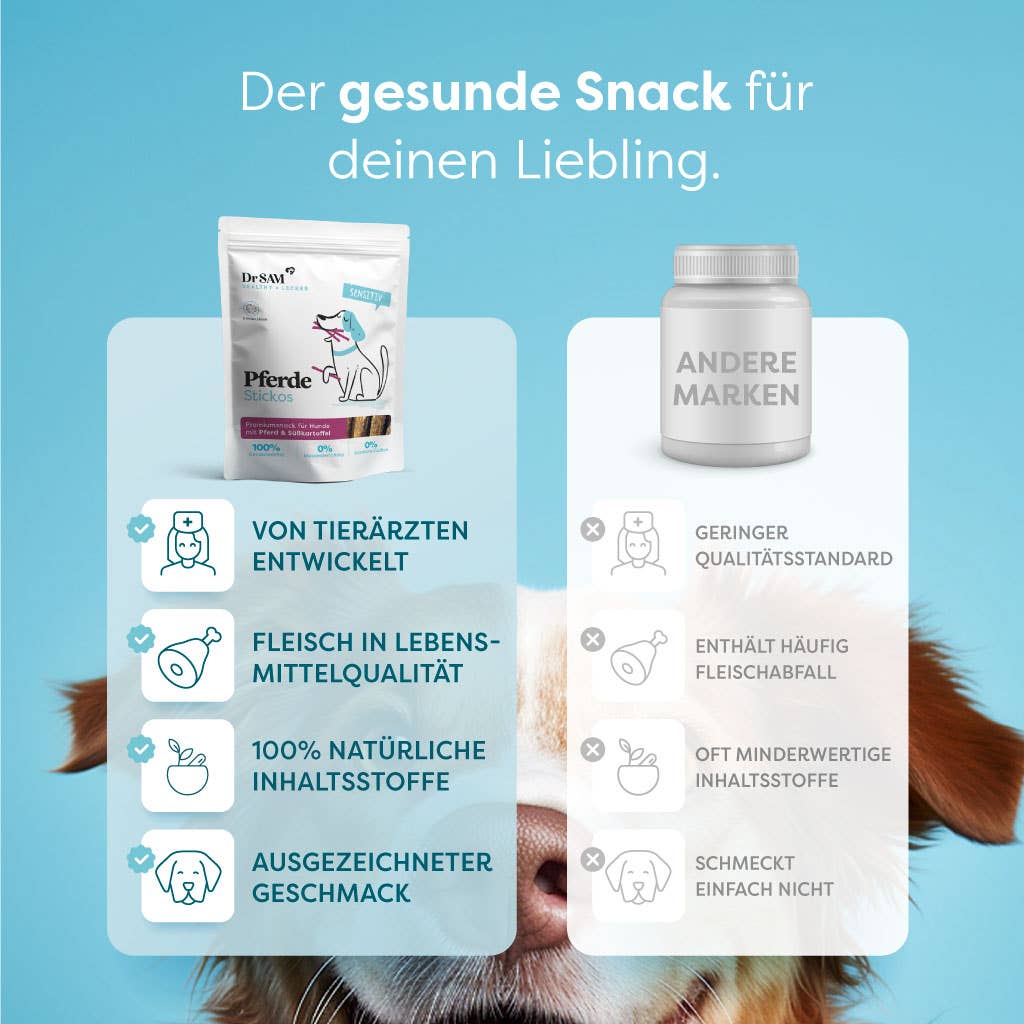 Horses Sticko's healthy treats for dogs