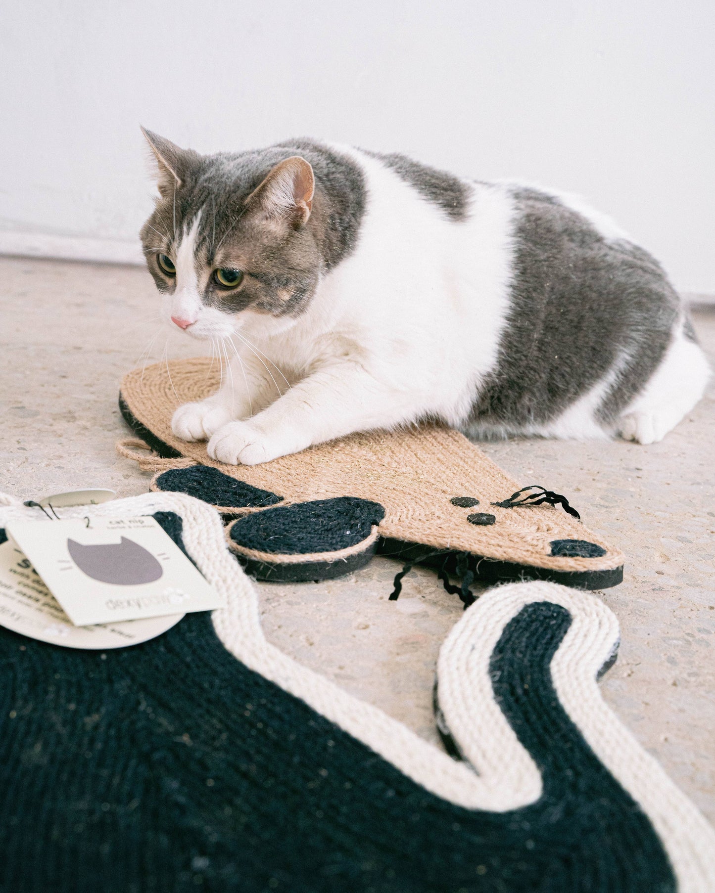 Mouse Cat Scratcher with Cat Nip