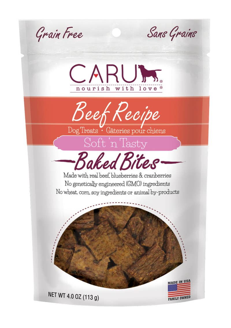 Caru Soft 'n Tasty Beef Recipe Bites for Dogs