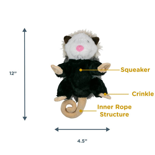 Possum Rope Body Dog Toy