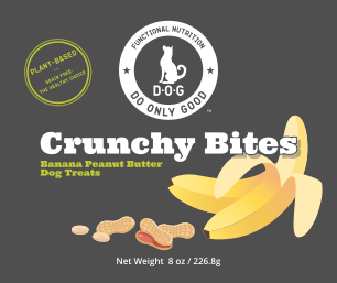 Crunchy Bites - Banana Peanut Butter - Plant-based Biscuit