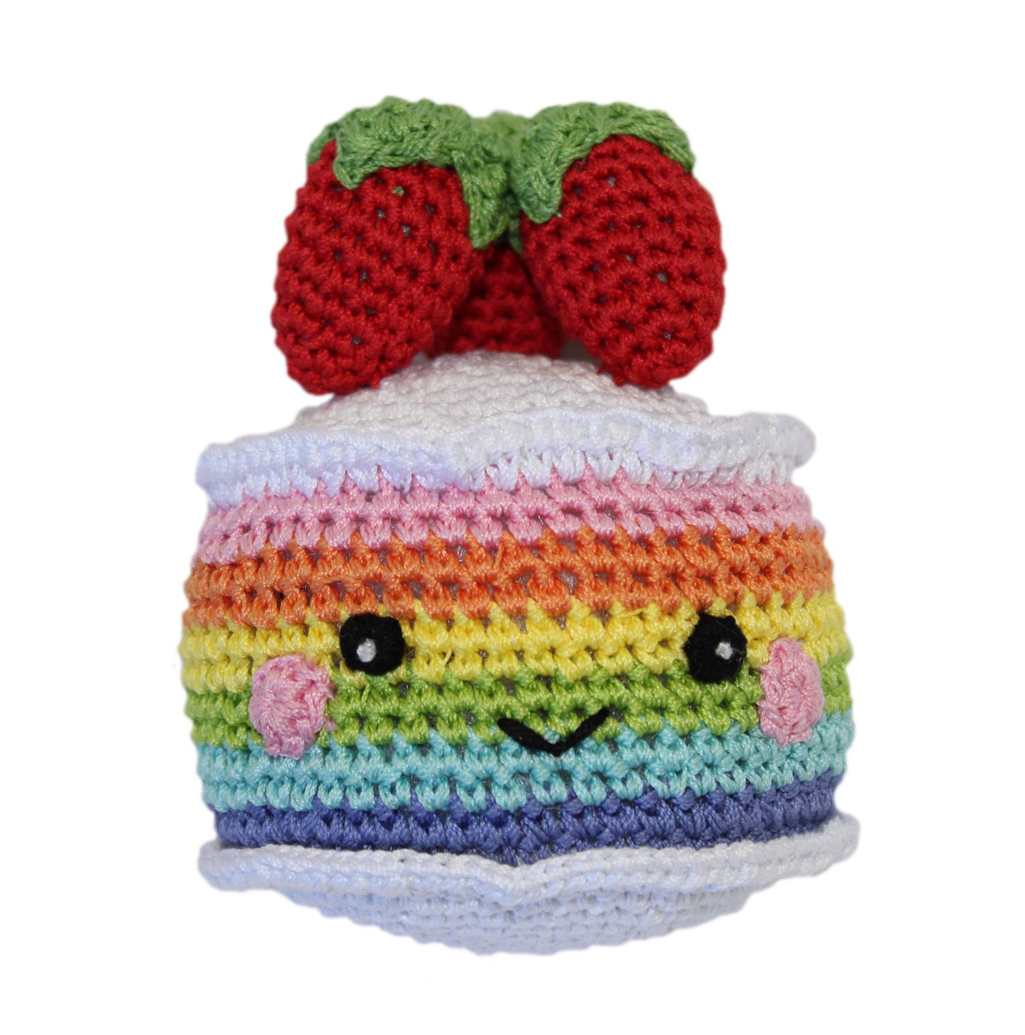 Knit Knack Sweet Tooth Toy Collection Organic Cotton Small D: Mocha Grande
