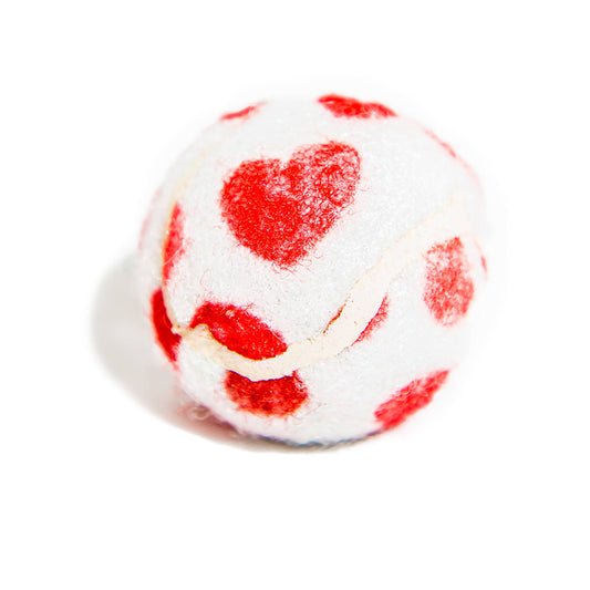 Valentine's Hearts Dog Tennis Balls: Regular