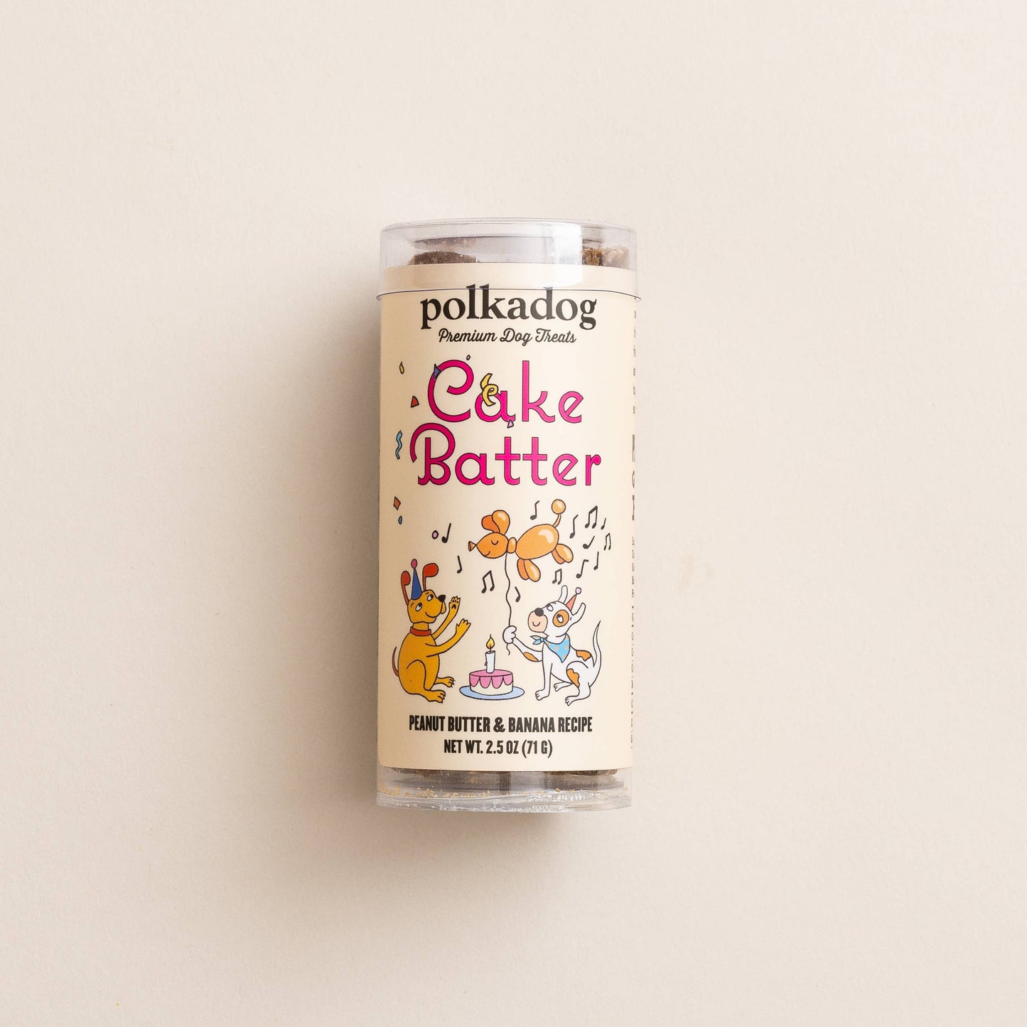 Mini Tube: Cake Batter, Peanut Butter & Banana - 2.5oz