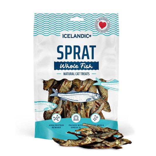 Icelandic+ Sprat Whole Fish Cat Treats