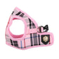 Junior Vest Dog Harness Checkered Pattern