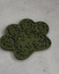 Army Green Paw Print Enrichment Lick Mat