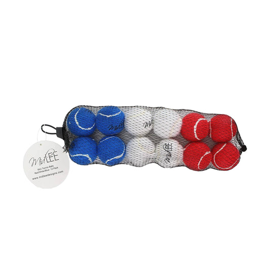 Red White Blue Tennis Ball - Mini