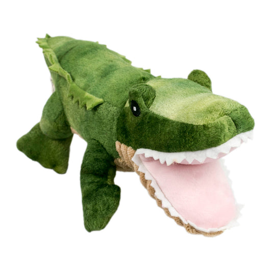 Tall Tails Crunch Plush Gator Dog Toy - 15"