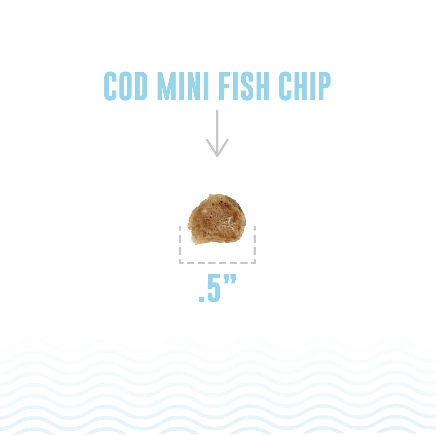 Icelandic+ Mini Cod Fish Chips for Training & Small Dogs Bag