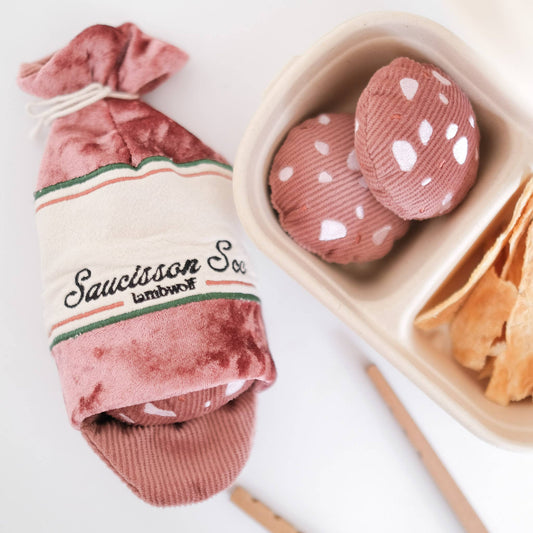SAUCISSON SEC//ENRICHMENT DOG TOY