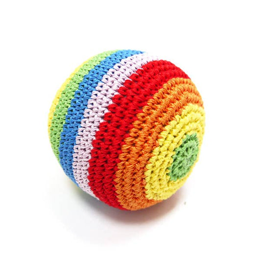 Crochet Toy - Rainbow Ball