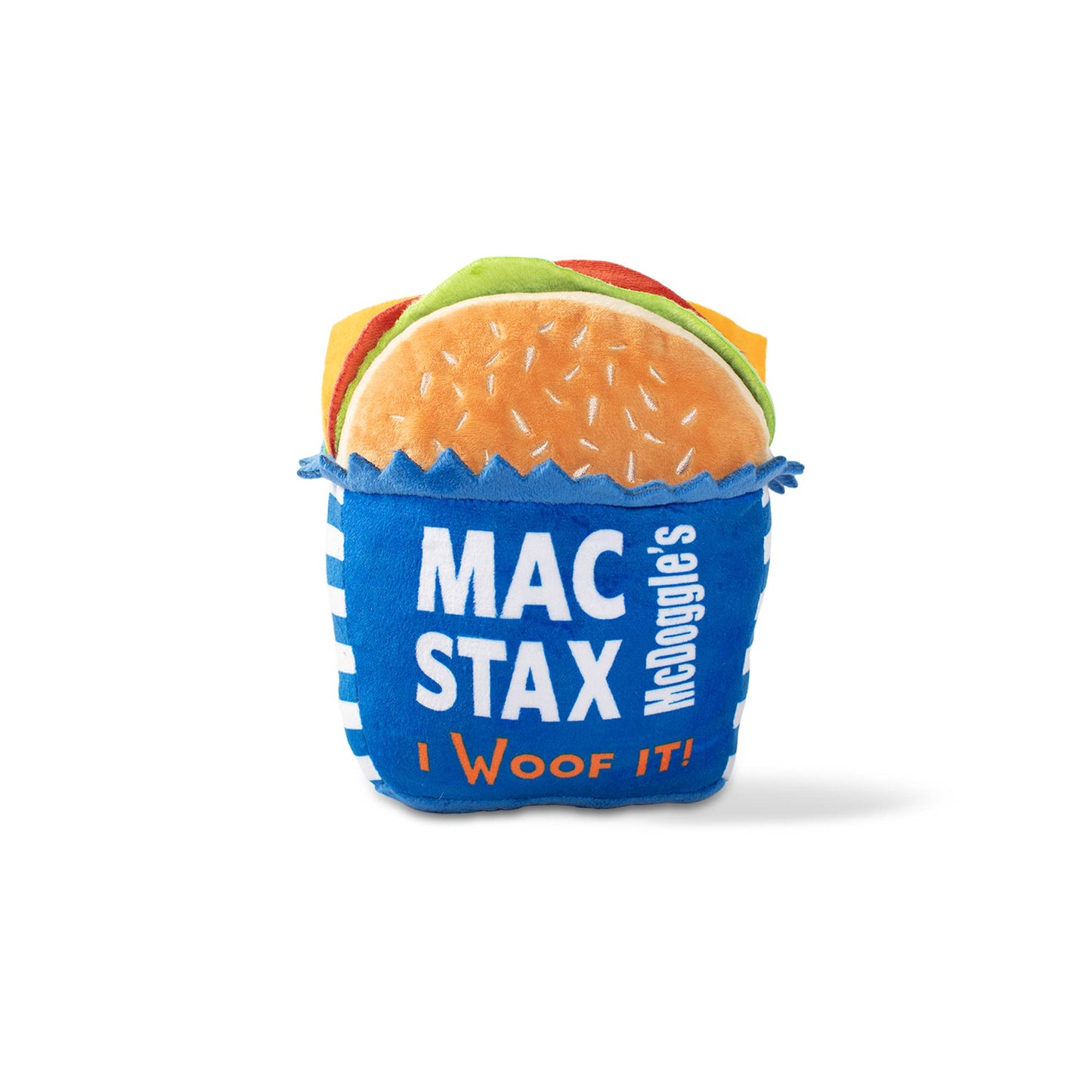 Mcdoggle's Mac Stax Plush Dog Toy