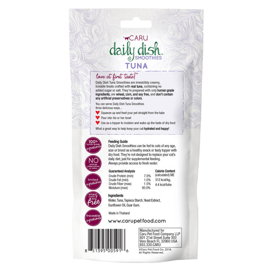 Daily Dish Smoothies Lickable Treat for Cats - Tuna & Salmon