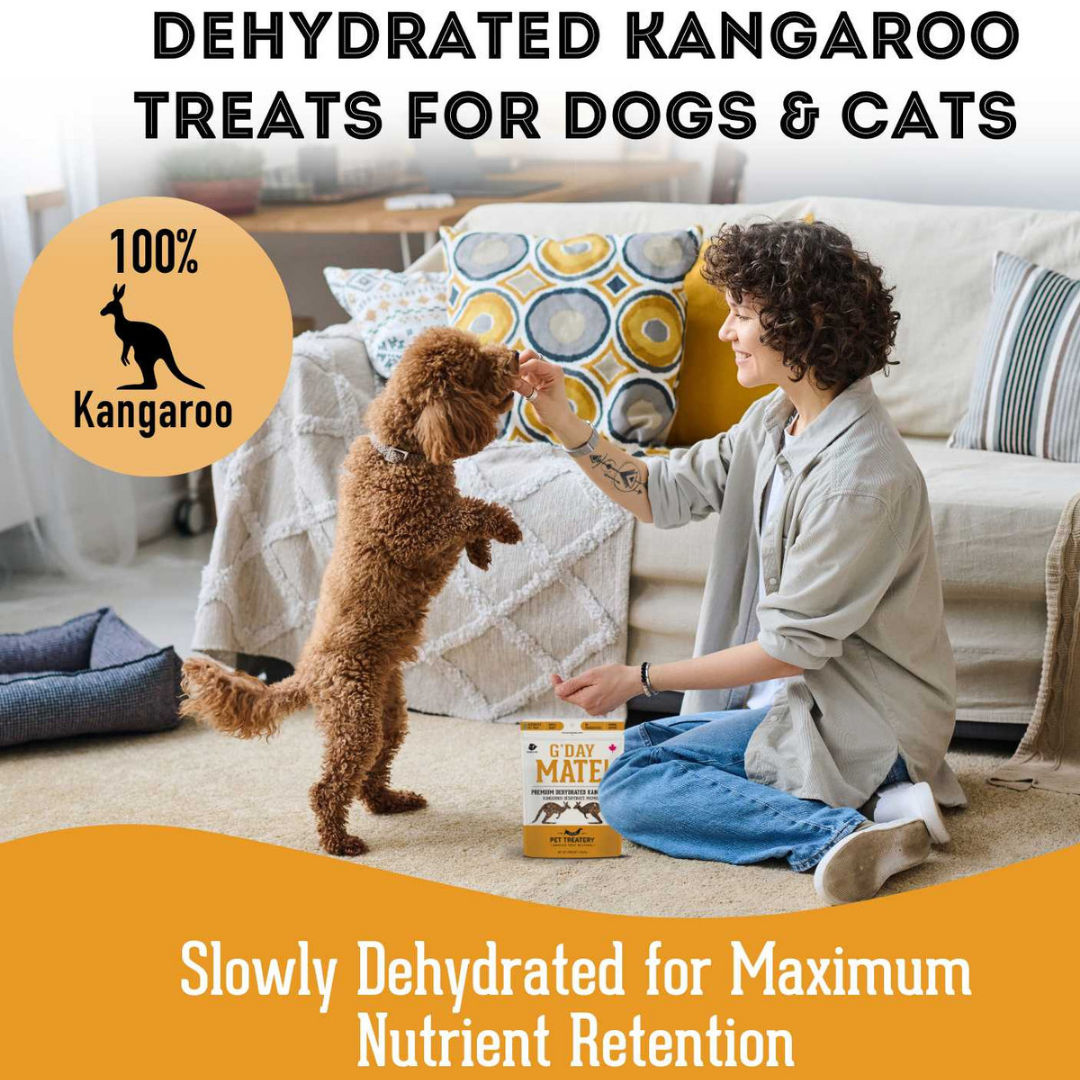 Kangaroo Dehydrated Pet Treats: High-Protein & Low-Fat