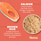 Natoo Topper for dogs - Salmon & Brown Rice