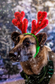 Midlee Christmas Reindeer Antlers with Ears for Large Dogs