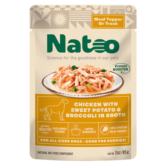 Natoo Topper for dogs - Chicken with Sweet Potato & Broccoli