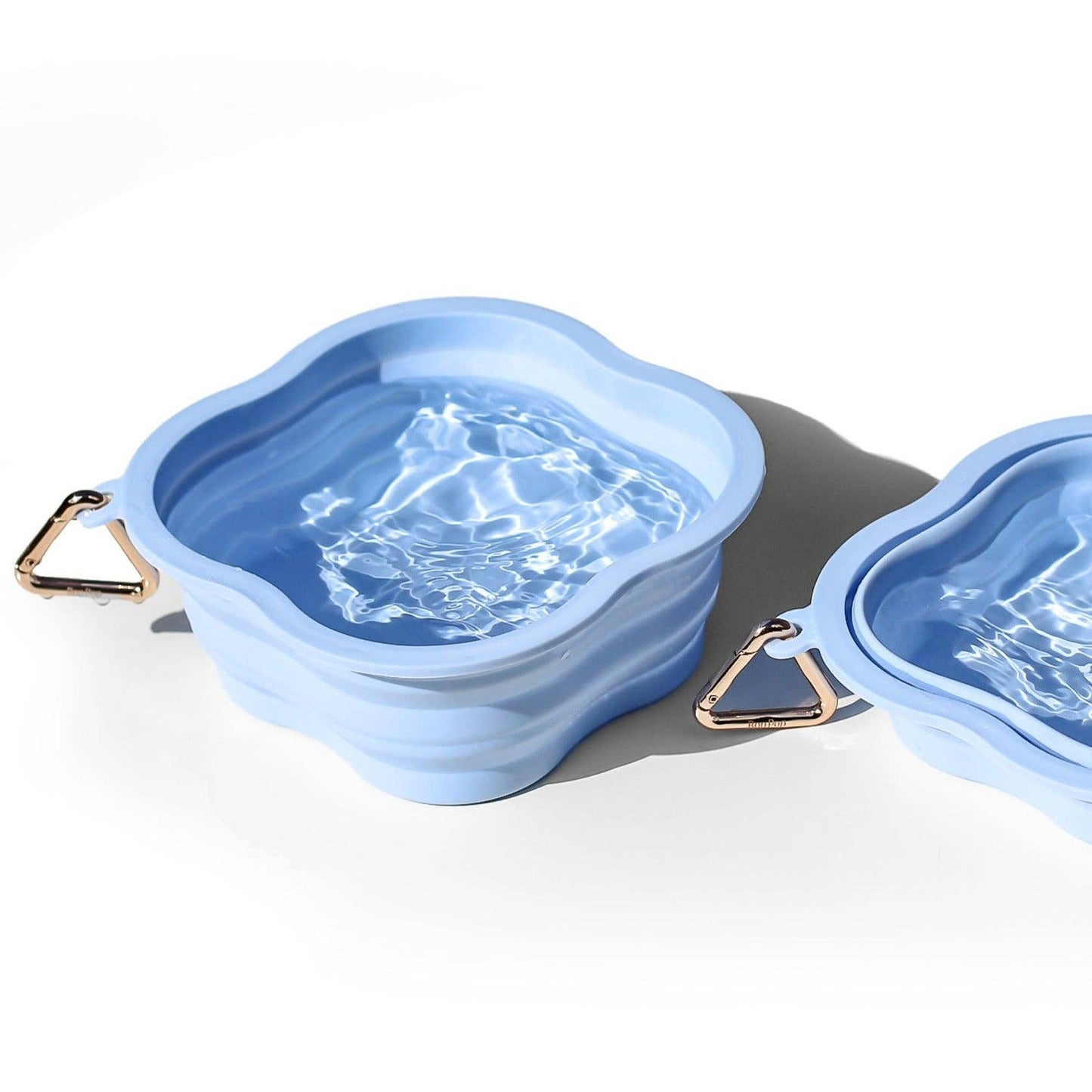 Collapsible Water Bowl Silicone BPA Free | Sky Blue