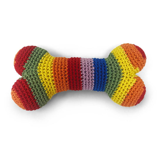 Crochet Toy - Rainbow Bone