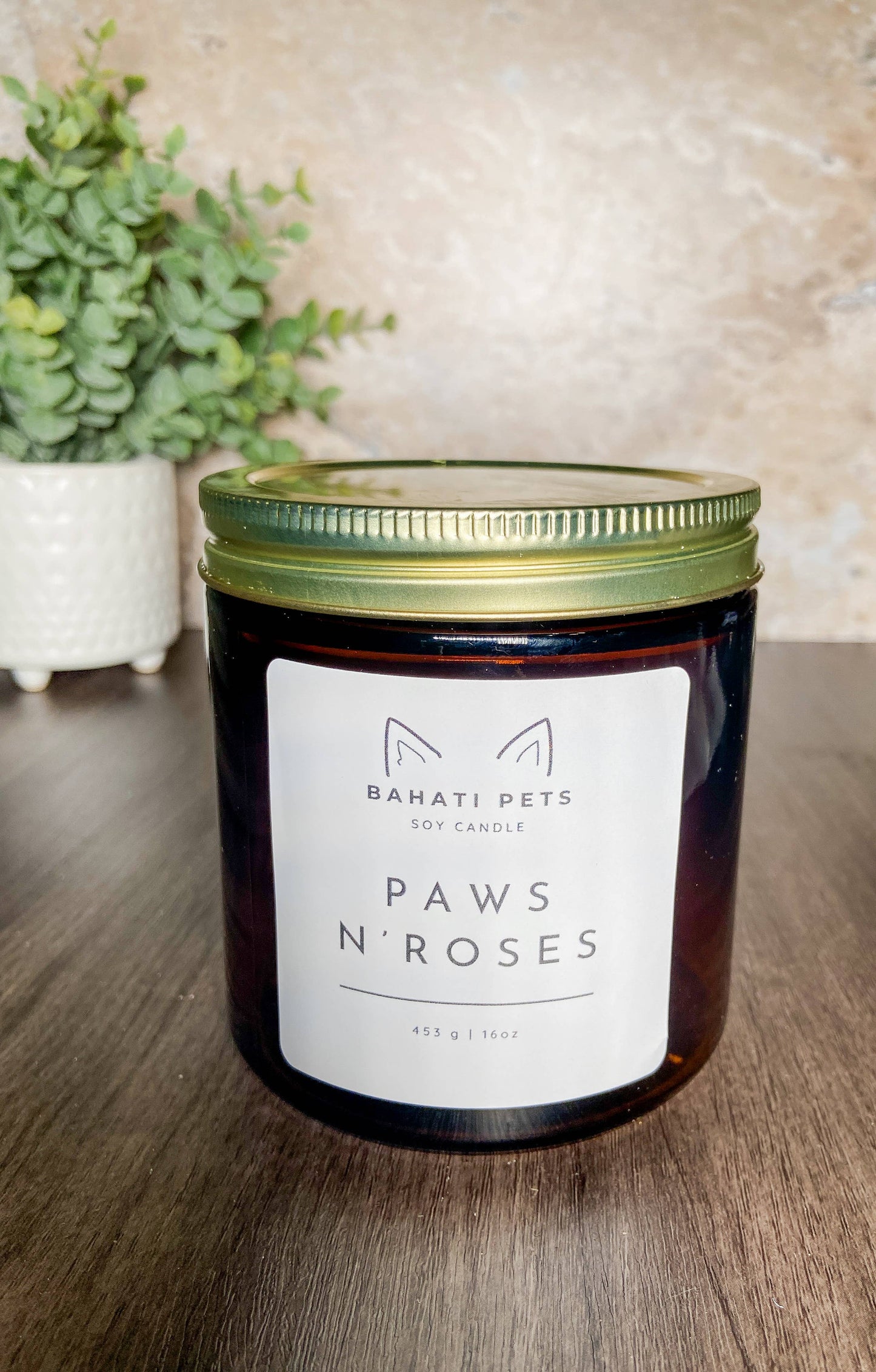 Paws N Roses - 4/8/16 oz Soy Candle