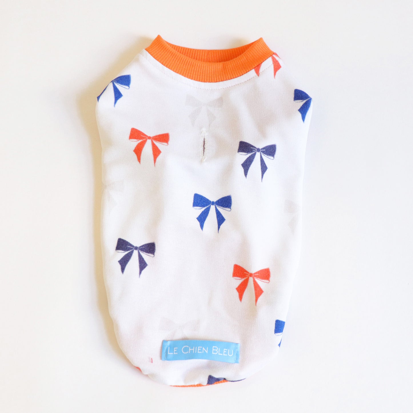 [NEW] Blue & Orange Bow Top - Sleeveless