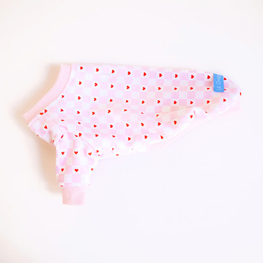 Pink Checker Top (pre-order)