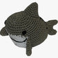 Knit Knacks Shark Organic Cotton Dog Toy