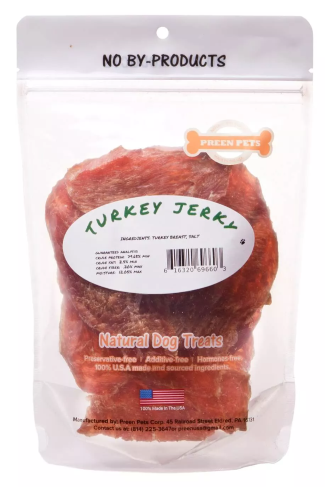 Turkey Jerky Bites - 100%  USA Turkey Breast