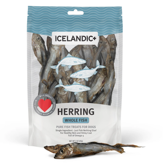 Icelandic+ Herring Whole Fish Dog Treats - 3oz