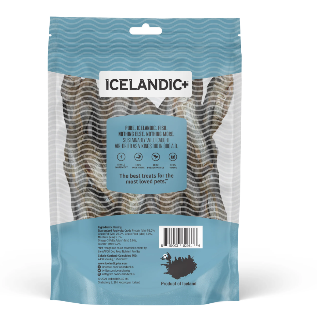 Icelandic+ Herring Whole Fish Dog Treats