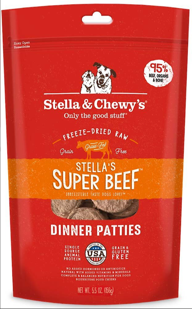 Stella & Chewy's Chewy's Super Beef Dinner Patties 5.5oz