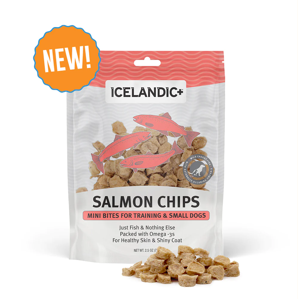 Icelandic+ Salmon Chips Bites Dog Treats