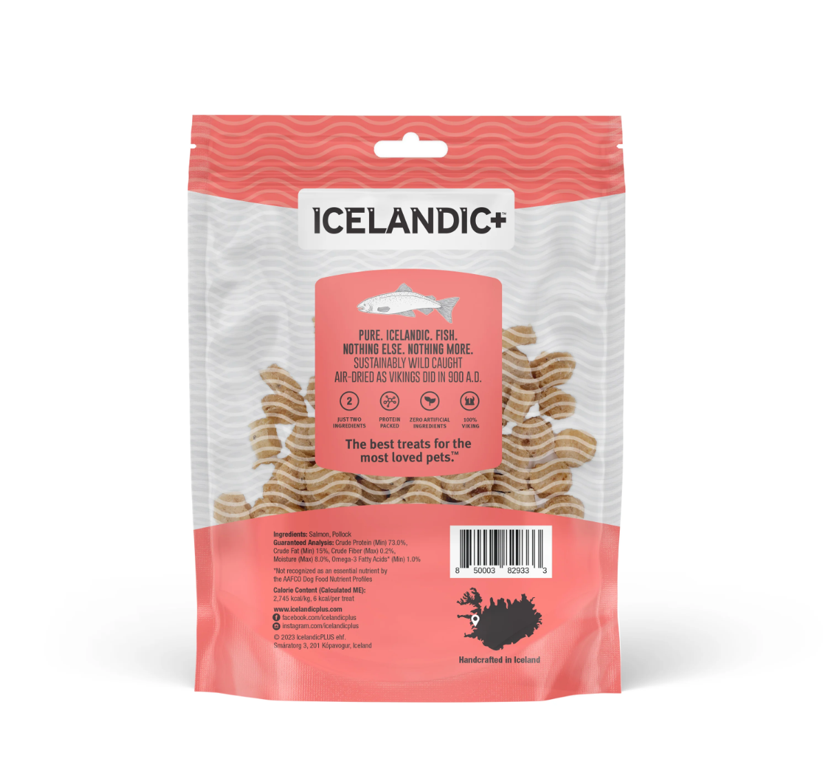 Icelandic+ Salmon Chips Bites Dog Treats