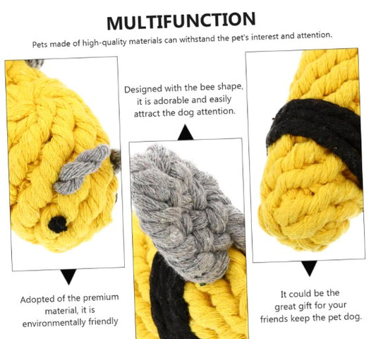 Bee 100% Cotton Rope Toy