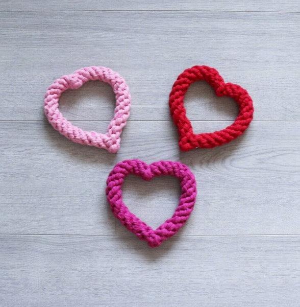 Heart 100% Cotton Rope Toy