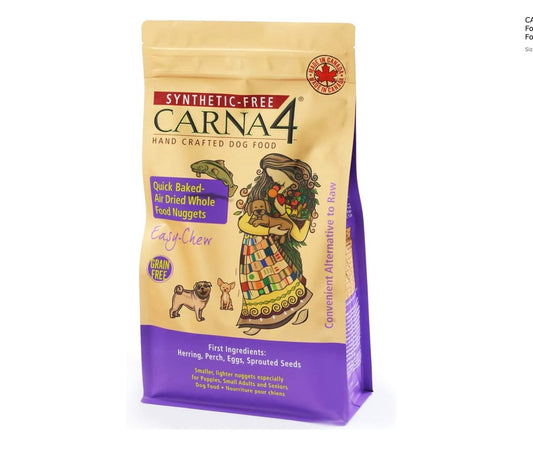 CARNA4 Hand Crafted Dog Food, 3-Pound, Fish